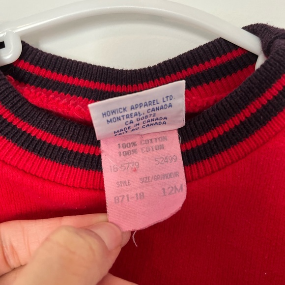 Vintage OshKosh B'gosh Sweatshirt 12m Made in Canada - Picture 6 of 7